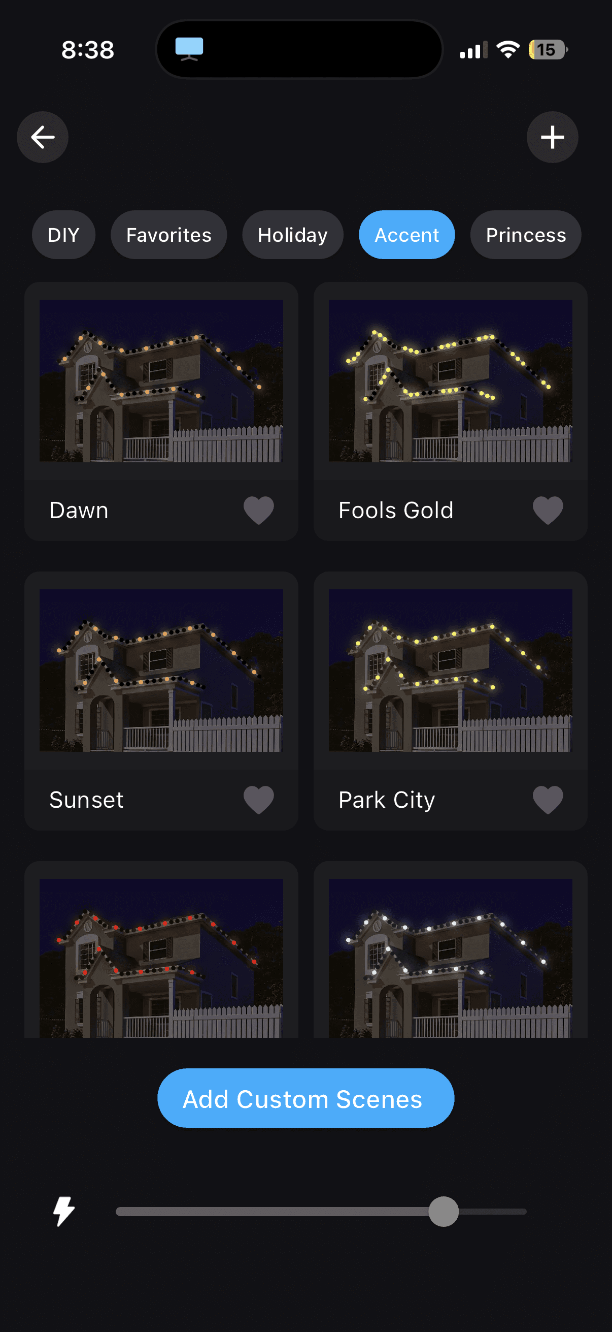Accent lighting modes
